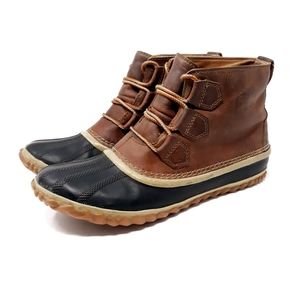 Sorel Out N About Waterproof Leather Duck Boots